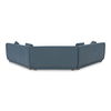 Fraser 3 Piece Modular Sectional With Wedge Slipper Deep Blue thumbnail 2