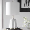 Eloise White Marble Table Lamp thumbnail 3