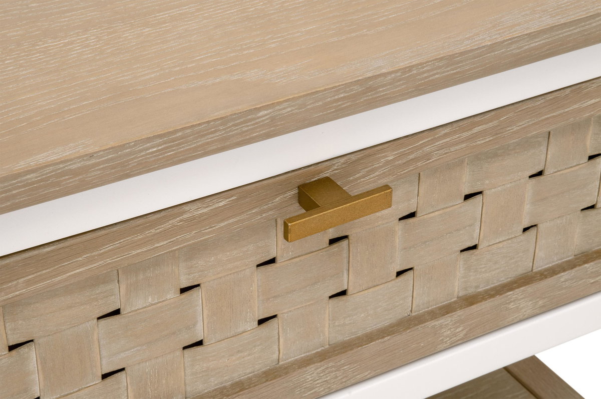 Weave 1-Drawer Side Table, Side & End Table by Essentials for Living, 23.5" width x 25.25" height x 18.5" depth View 9