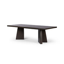 Online Designer Kitchen Darryl 96" Dining Table, Espresso Oak