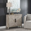Adalind White Washed Accent Cabinet, Cabinets & Chest by Uttermost, 40" width x 31.75" height x 11" depth thumbnail 6
