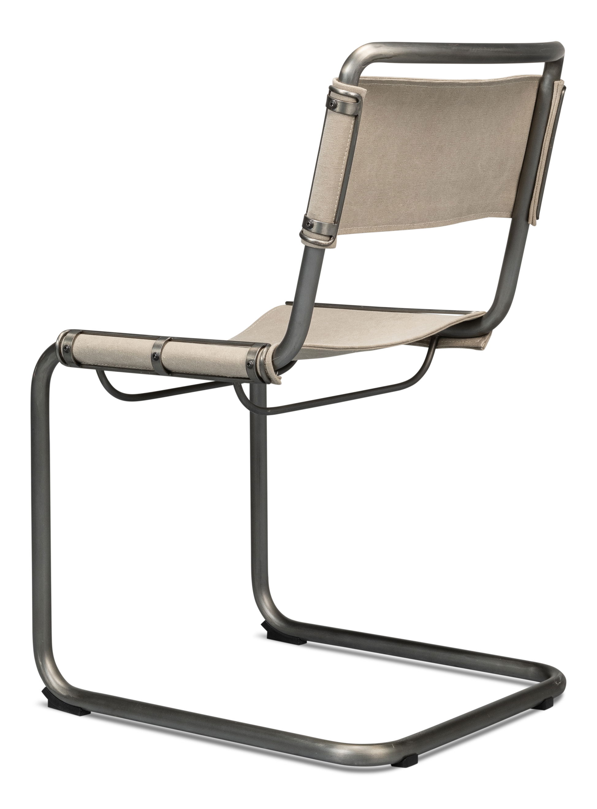 Patton Canvas Field Chair, Dining Chair by Sarreid, 20" length x 24" width x 34" height View 11