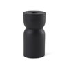 Malta Small Black Metal Candle Holder, Candles & Candle Holder by Mercana, 2.5" length x 2.5" width x 5" height thumbnail 1