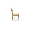 Tate Dining Chair Beige - Set Of Two, by Moe's Home, 19.1" width x 32.5" height x 22.1" depth thumbnail 3