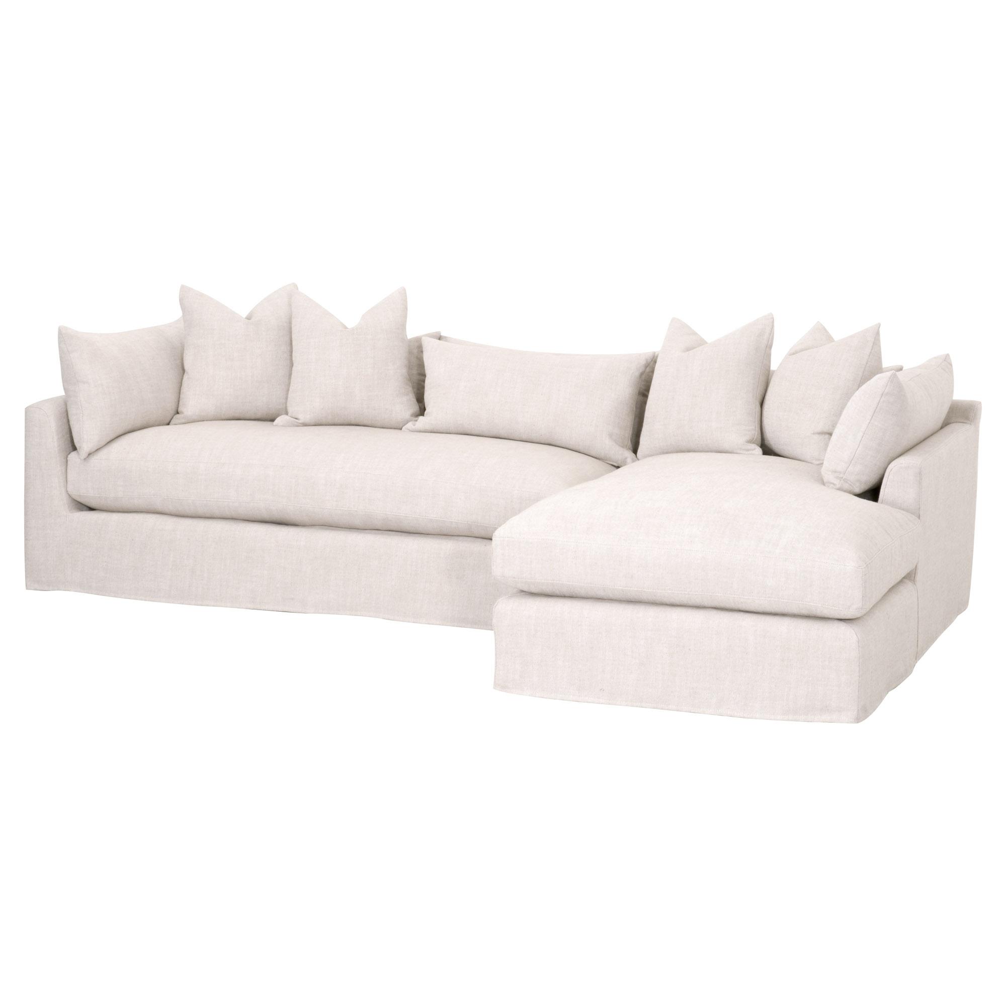 Haven 110' Lounge Slipcover RF Sectional Haven 110' Lounge Slipcover RF Sectional large image
