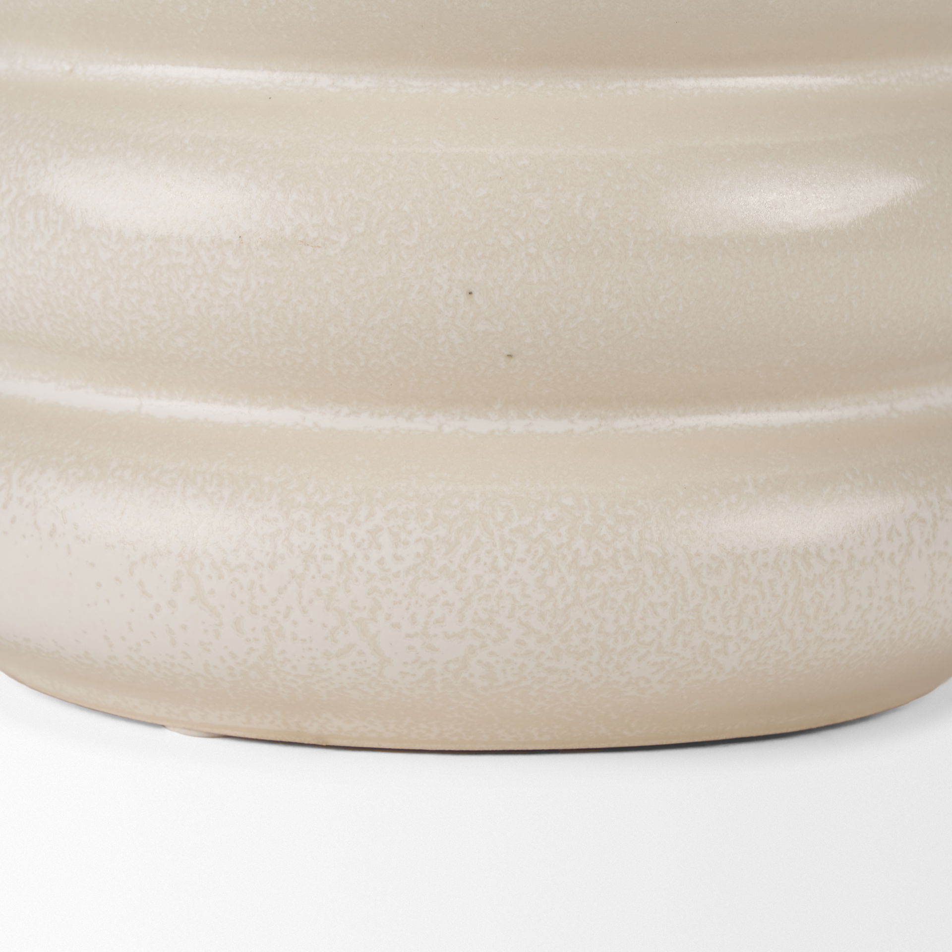 Twyla Tall Cream Glazed Ring Pot large image 