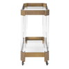 Giselle Bronze Bar Cart, Bar Carts & Cabinet by Uttermost, 28.5" width x 32" height x 16.75" depth thumbnail 5