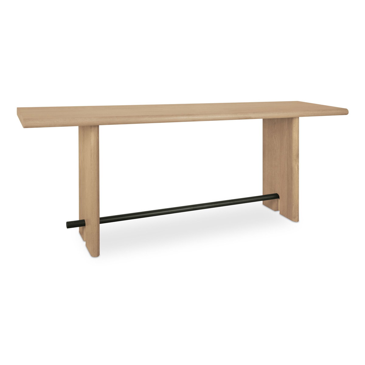 Madison Console Table Natural, by Moe's Home, 86" width x 33.07" height x 20" depth View 2