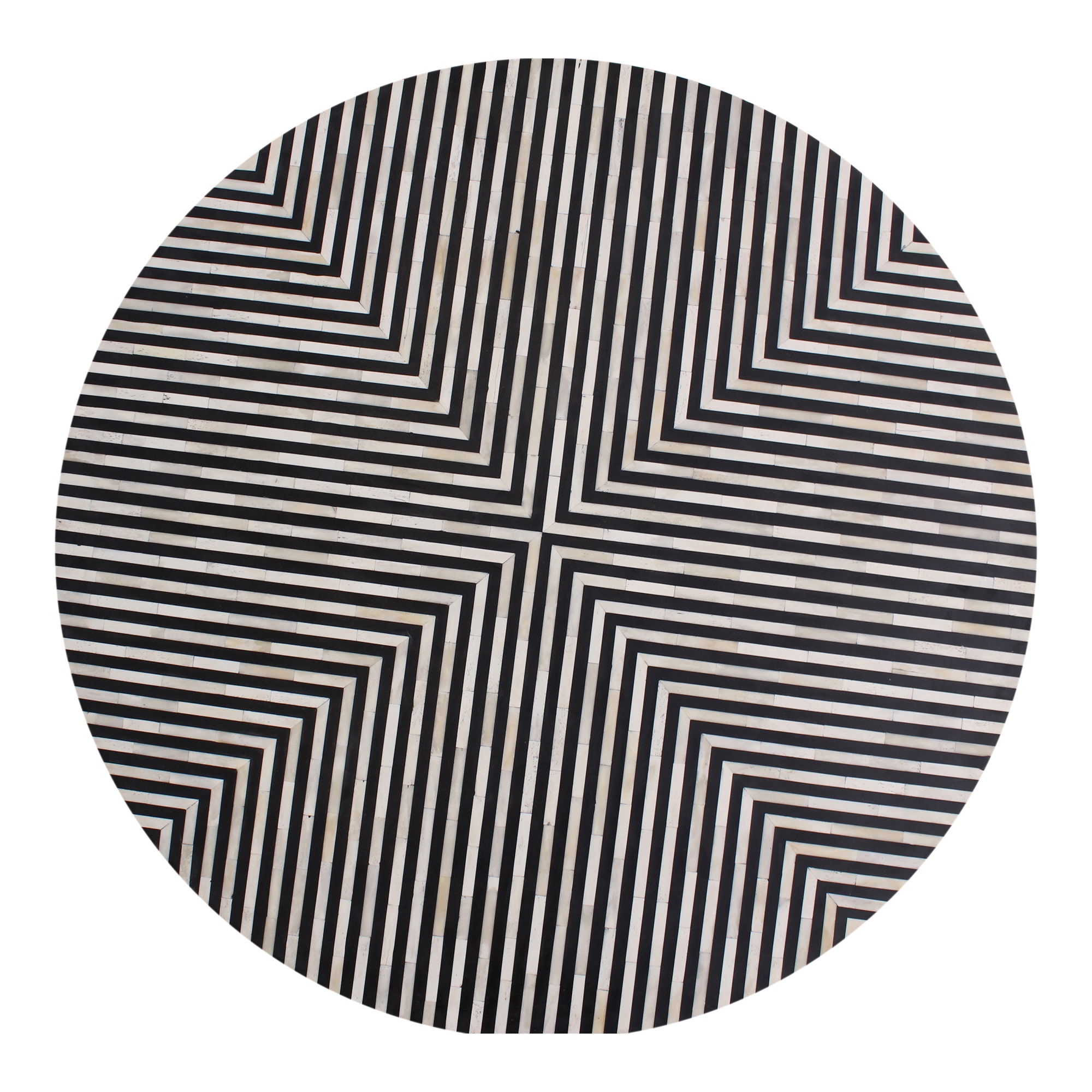 Chameau Side Table Black, Side & End Table by Moe's Home, 15" width x 18" height x 15" depth View 2