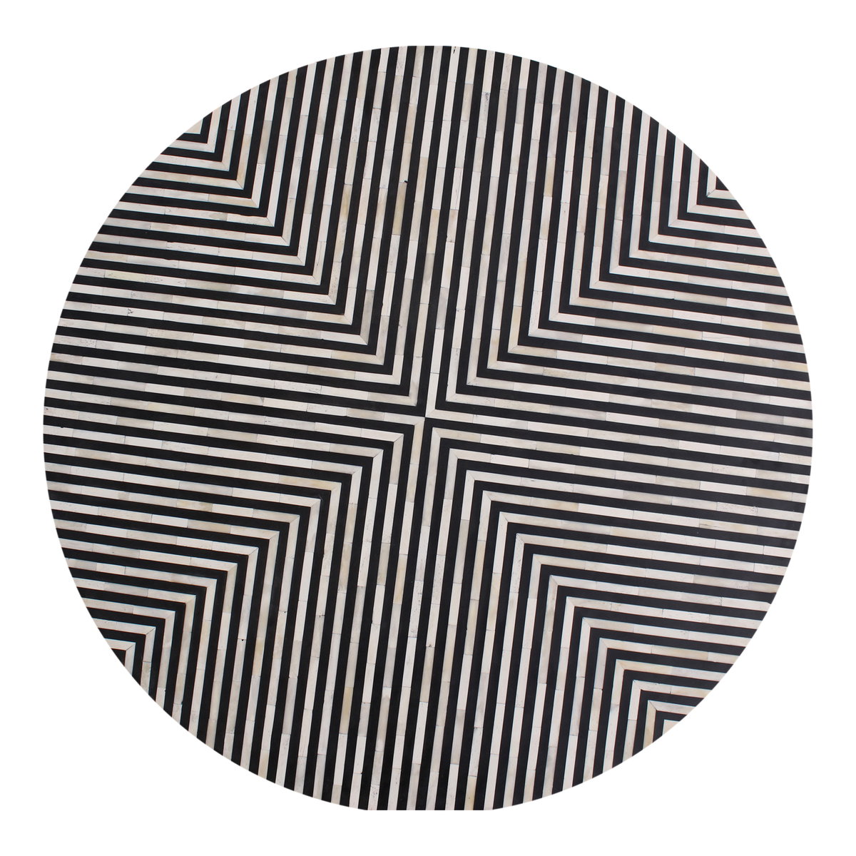 Chameau Side Table Black, Side & End Table by Moe's Home, 15" width x 18" height x 15" depth View 2