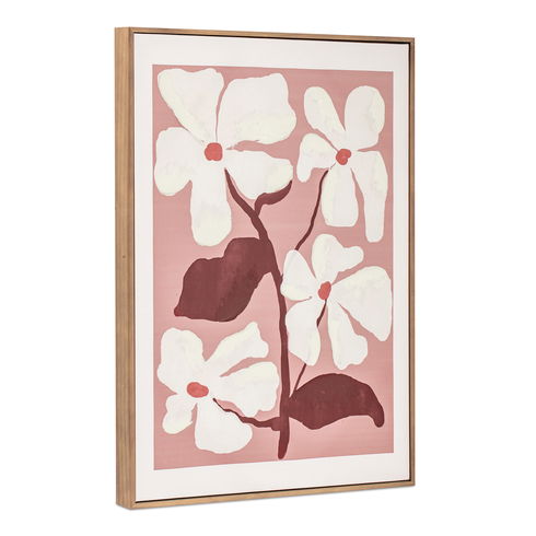 Blush Framed Painting