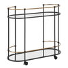 Andre Iron Bar Cart, Bar Carts & Cabinet by Uttermost, 32" width x 30.25" height x 13.5" depth thumbnail 7