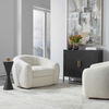 Capra Art Deco White Swivel Chair 1 Capra Art Deco White Swivel Chair thumbnail 1
