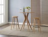 Mimosa Bar Height Table, Caramelized, Counter & Bar Table by Greenington, 36" length x 36" width x 40" height thumbnail 4