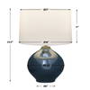 Corrine Deep Blue Table Lamp, by Uttermost, 18" width x 24.5" height x 18" depth thumbnail 3