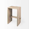 Aida 26' Seat Height Light Gray Wood Counter Stool thumbnail 5