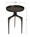 Kenna Bronze Accent Table, Side & End Table by Uttermost, 16" width x 25" height x 16" depth thumbnail 3