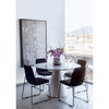 Otago 47in Round  Dining Table White thumbnail 3
