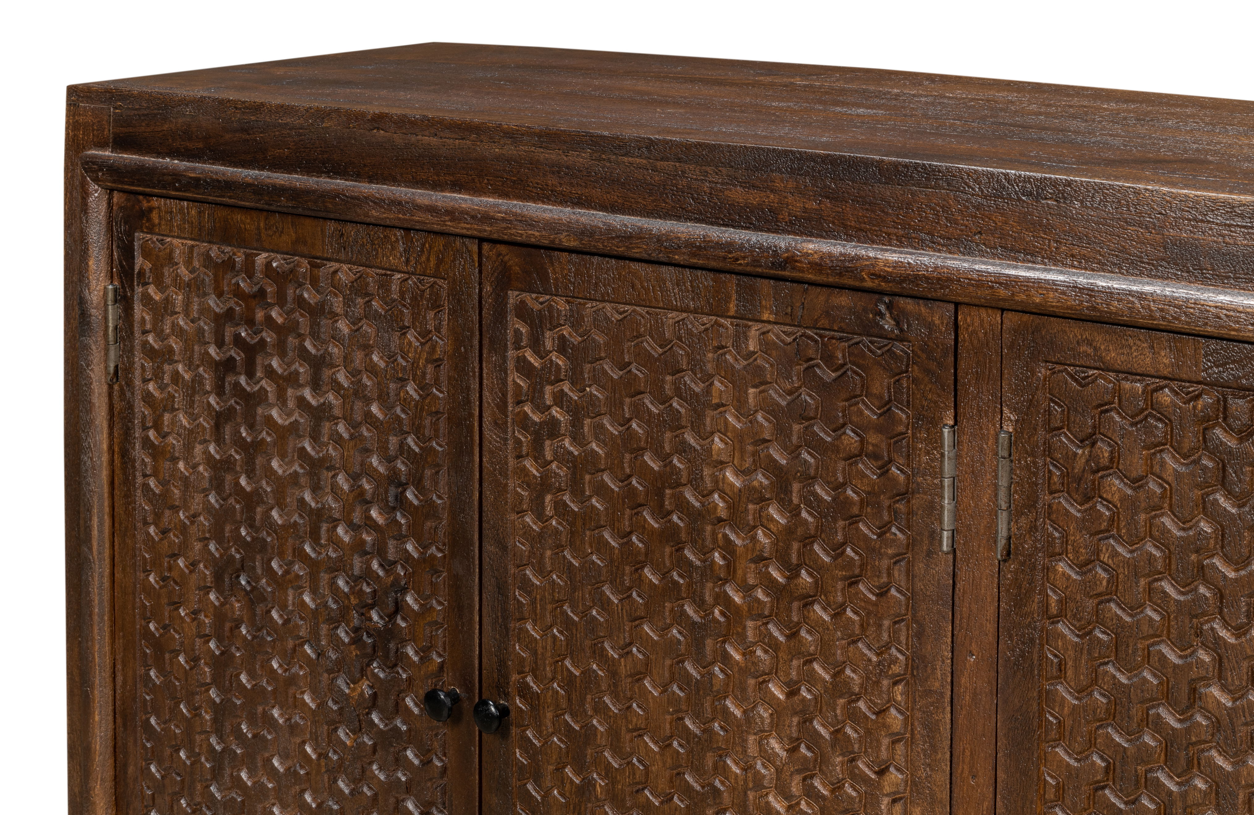 Battle Chainmail 4 Door Sideboard large image 