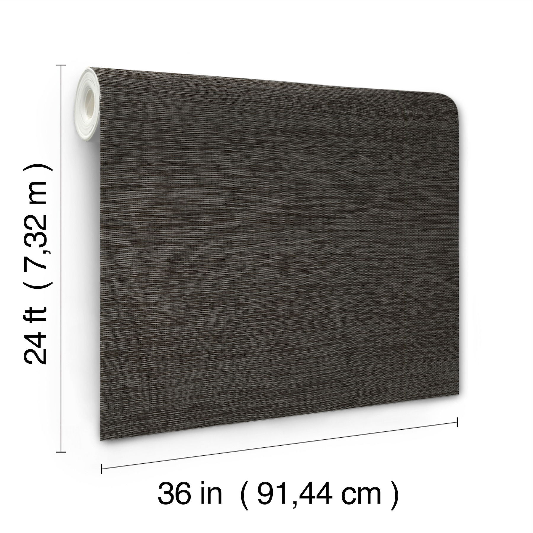 Horizon Paperweave Black Wallpaper large image 