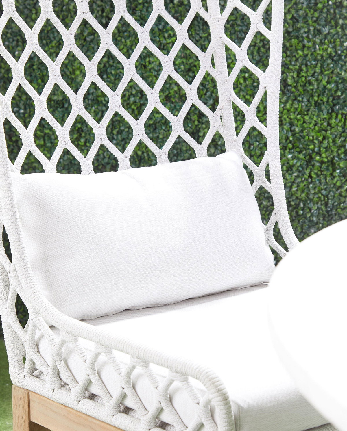 Lattis Outdoor Wing Chair, Dining Chair by Essentials for Living, 25.5" width x 41.25" height x 28.5" depth View 16