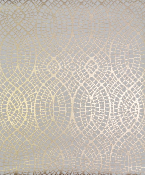 Tortoise Almond & Gold Wallpaper
