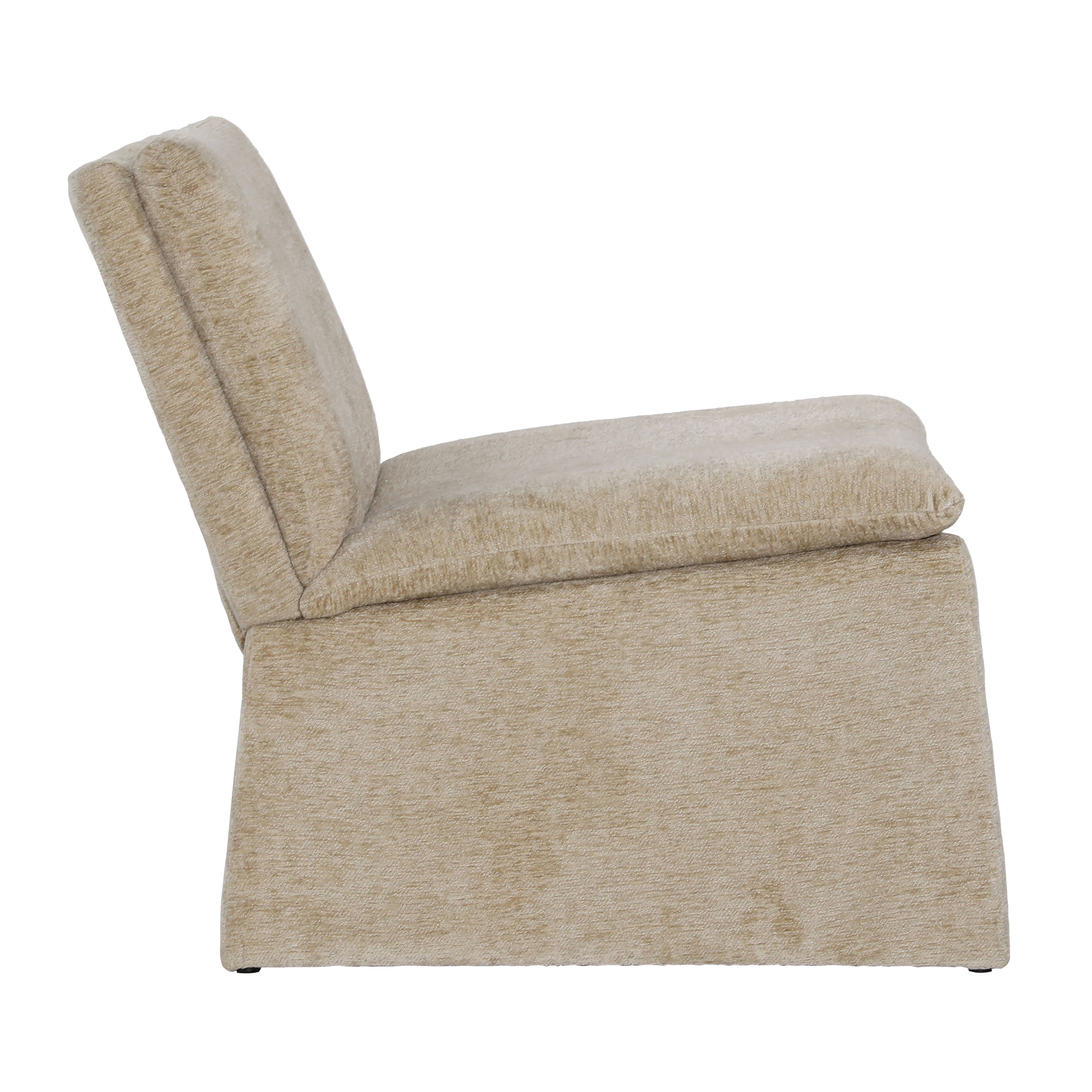 Gisella Occasional Chair Sand, Accent Chair by Dovetail, 25.75" width x 30" height x 33.75" depth View 3