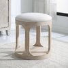 Dennen Oak Ottoman, by Uttermost, 18" width x 20.5" height x 18" depth thumbnail 2