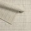 Marietta Handmade Striped Light Gray/ Light Green Area Rug (9'X12') thumbnail 3