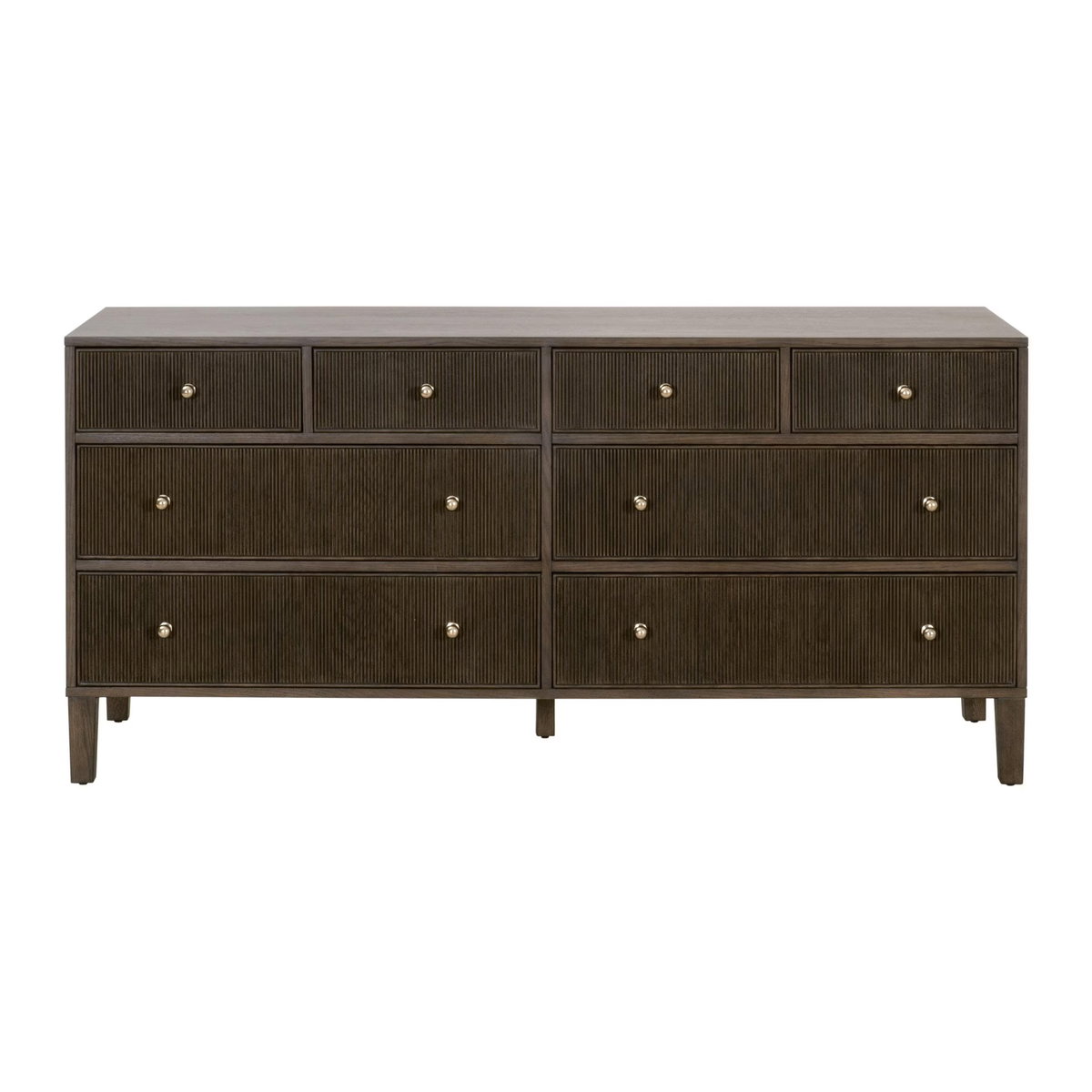 Highland 8-Drawer Double Dresser, by Essentials for Living, 67.5" width x 32" height x 20" depth View 1