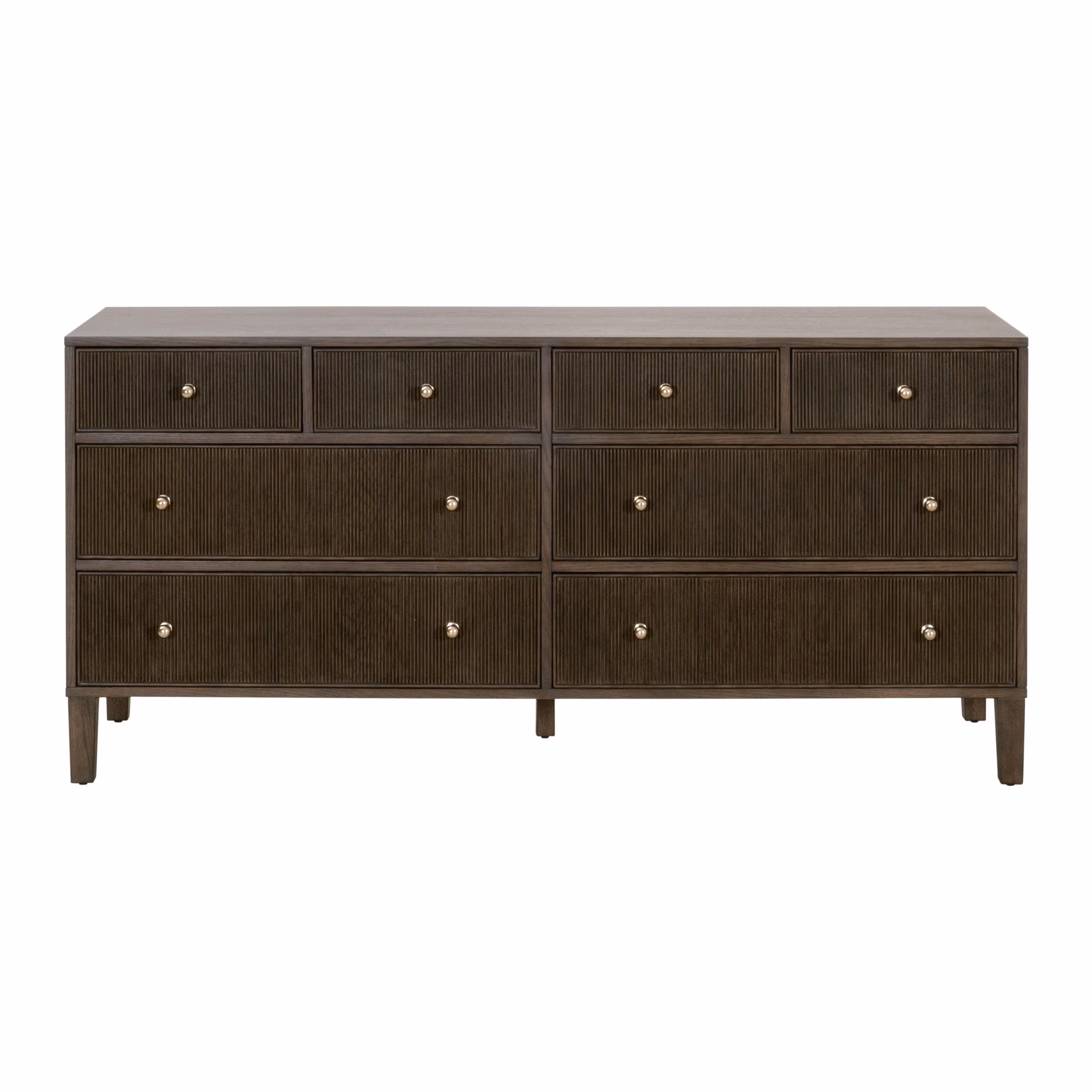 Highland 8-Drawer Double Dresser, by Essentials for Living, 67.5" width x 32" height x 20" depth thumbnail 1