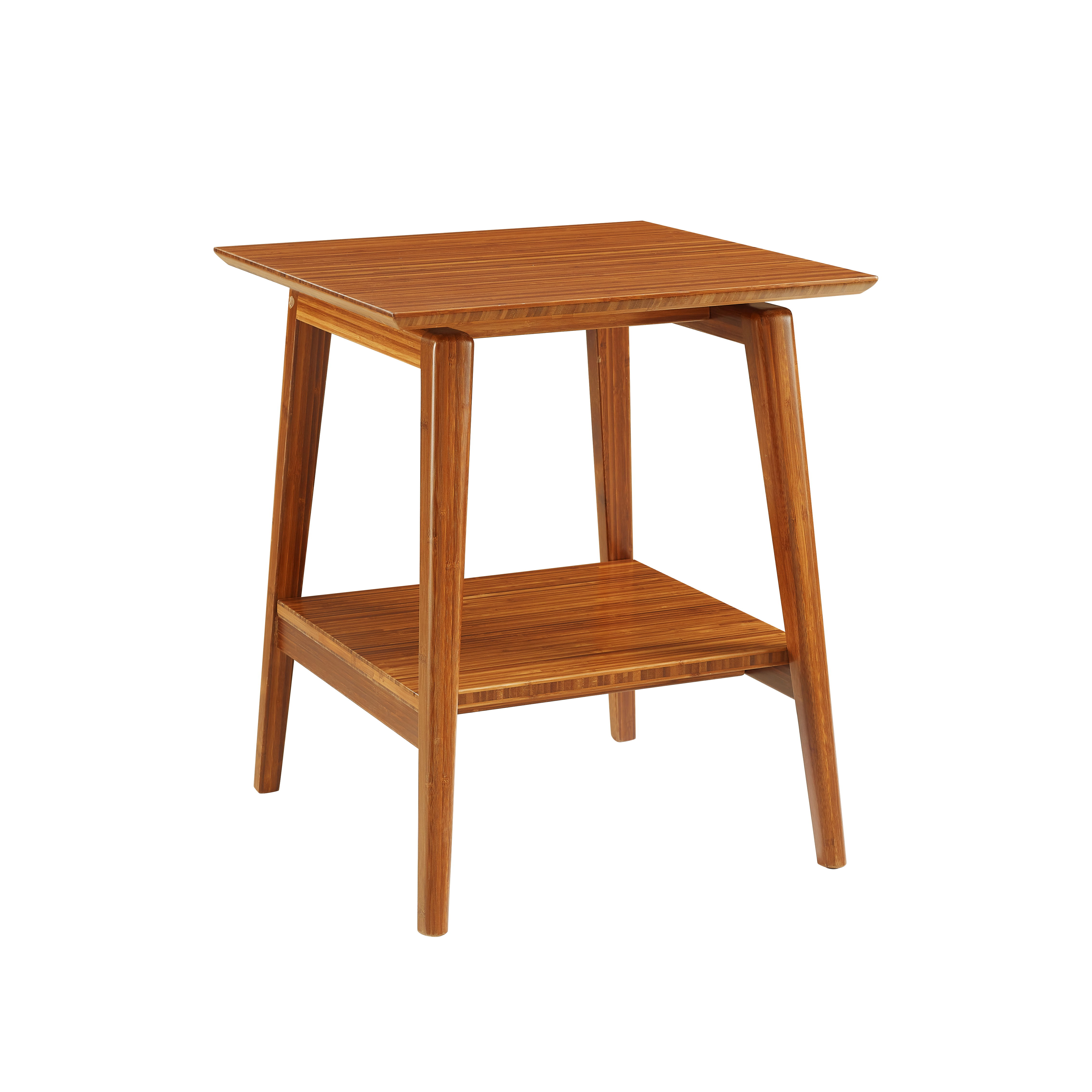Antares End Table, Amber, Living Room by Greenington, 20" length x 20" width x 23.5" height View 1