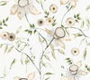 Dream Blossom White & Green Wallpaper thumbnail 0