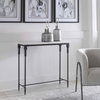 Bourges White Marble Console Table, by Uttermost, 36" width x 34" height x 12" depth thumbnail 4