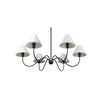 Whitney Chandelier Blackened Bronze, Pendant by Moe's Home, 47.25" width x 50" height x 47.25" depth thumbnail 3