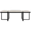 Triple Cloud Modern Upholstered Bench, Benche by Uttermost, 60.75" width x 22" height x 16" depth thumbnail 1