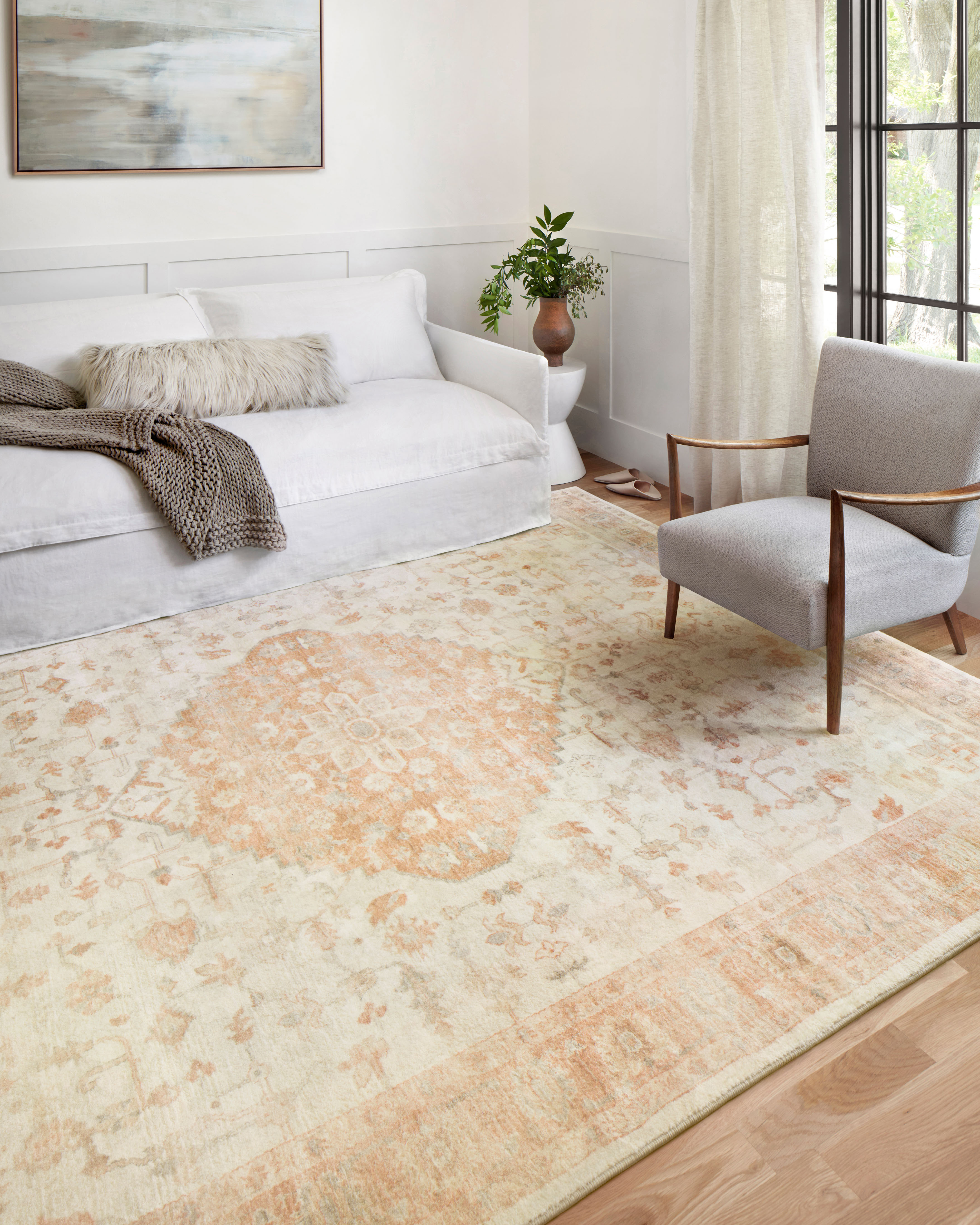 Loloi II Rosette Rug large image 