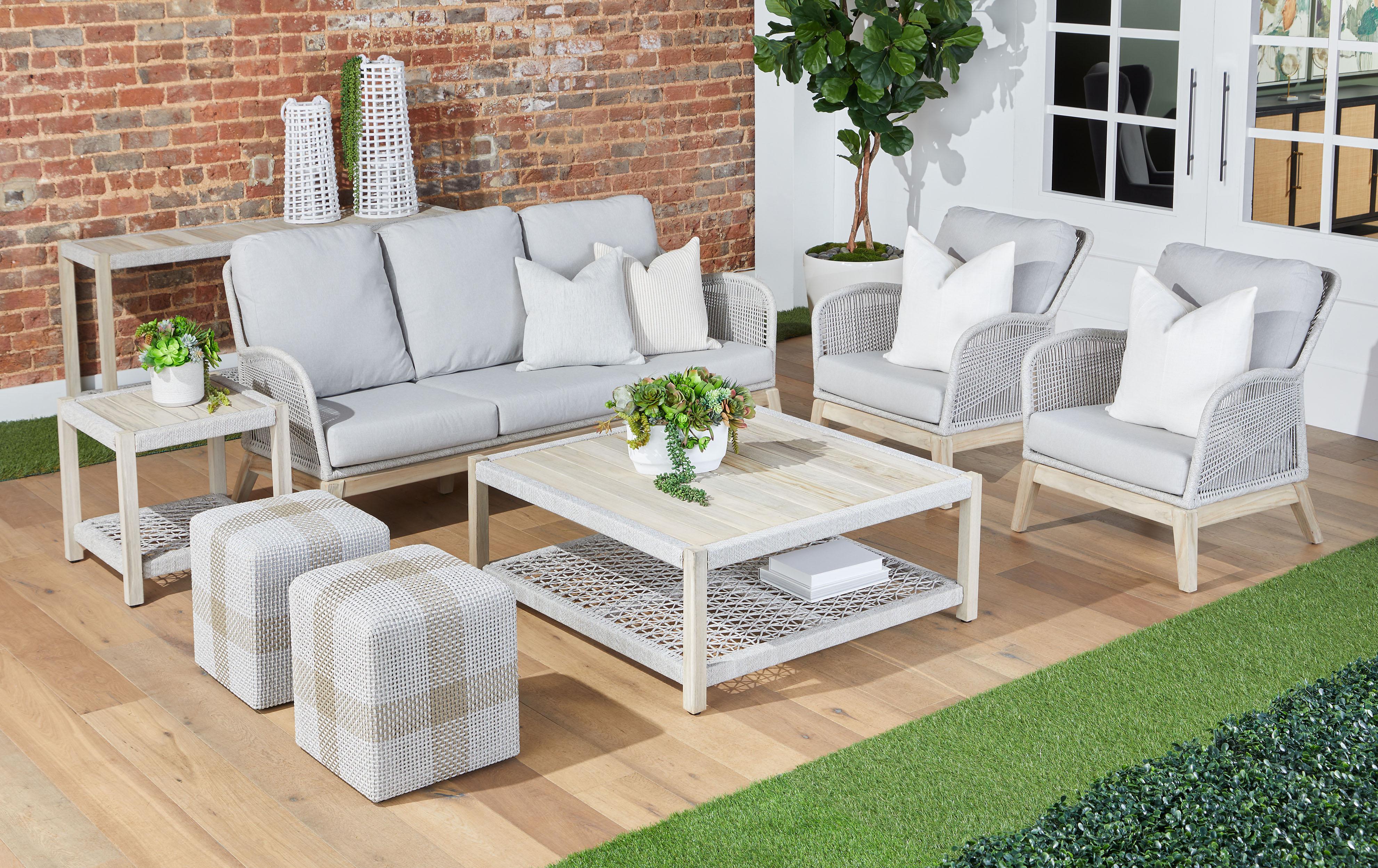 Wrap Outdoor Console Table, by Essentials for Living, 63.25" width x 30" height x 17.5" depth View 14