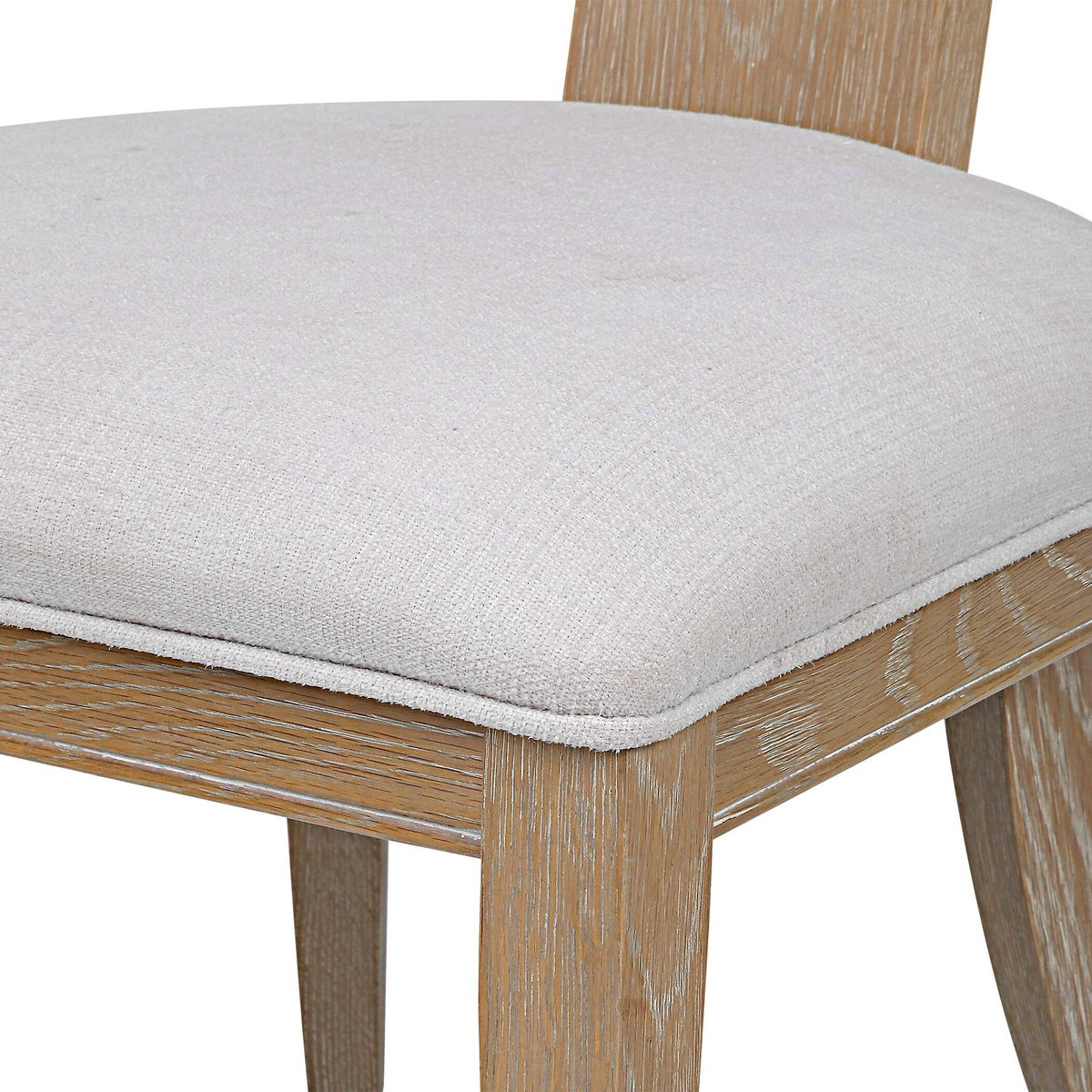 Idris Armless Chair Natural, Accent Chair by Uttermost, 20.5" width x 34" height x 23.25" depth View 9
