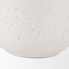 Treva Tall White with Black Speckles Metal Vase thumbnail 9