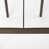 Millie Backless 30in Seat Bar Stool | Gray Hair-On-Hide with Gold Metal, Counter & Bar Stool by Mercana, 16.75" length x 17.75" width x 30" height thumbnail 13