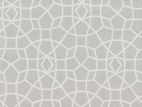 Sculptural Web Grey & Cream Wallpaper