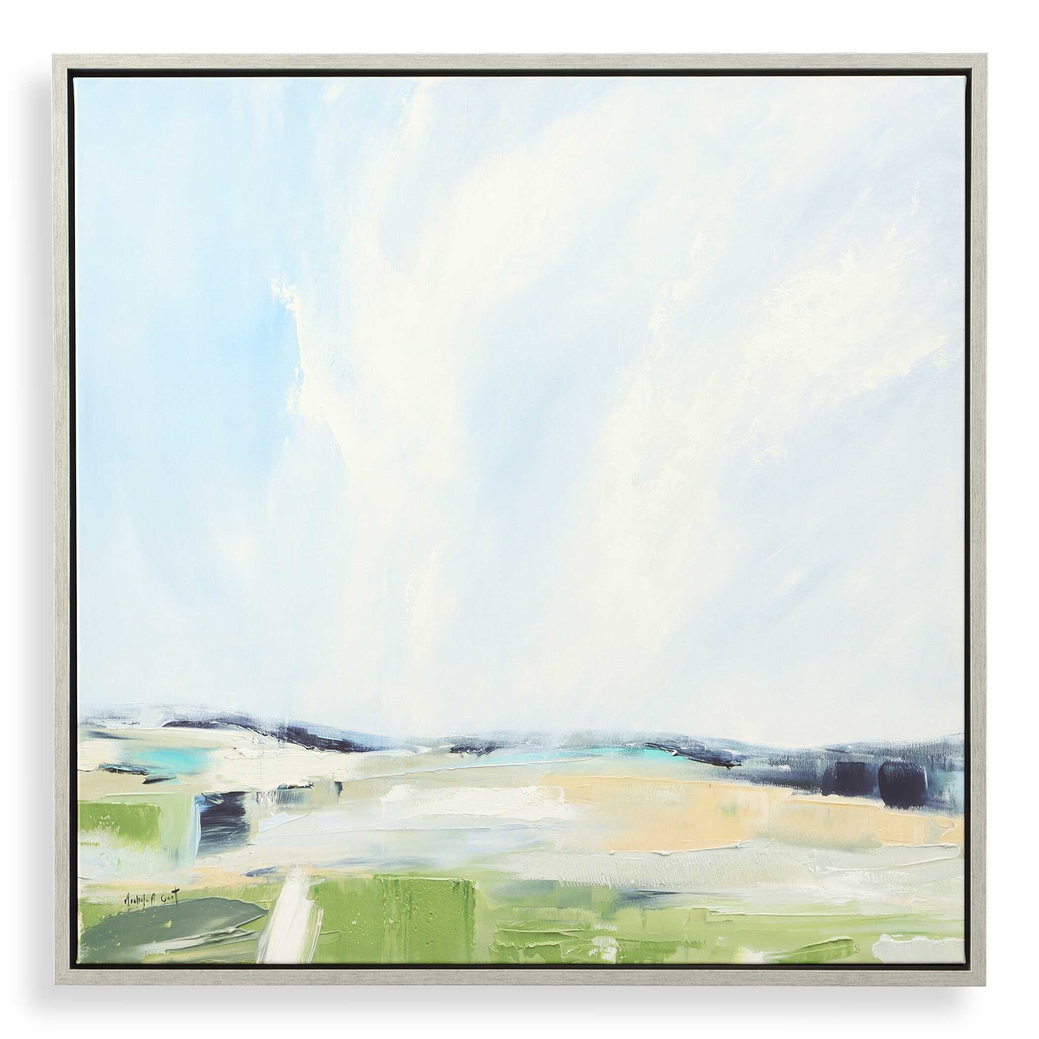 For His Glory Framed Landscape Art, Painting by Uttermost, 37.69" width x 37.69" height x 2" depth View 1