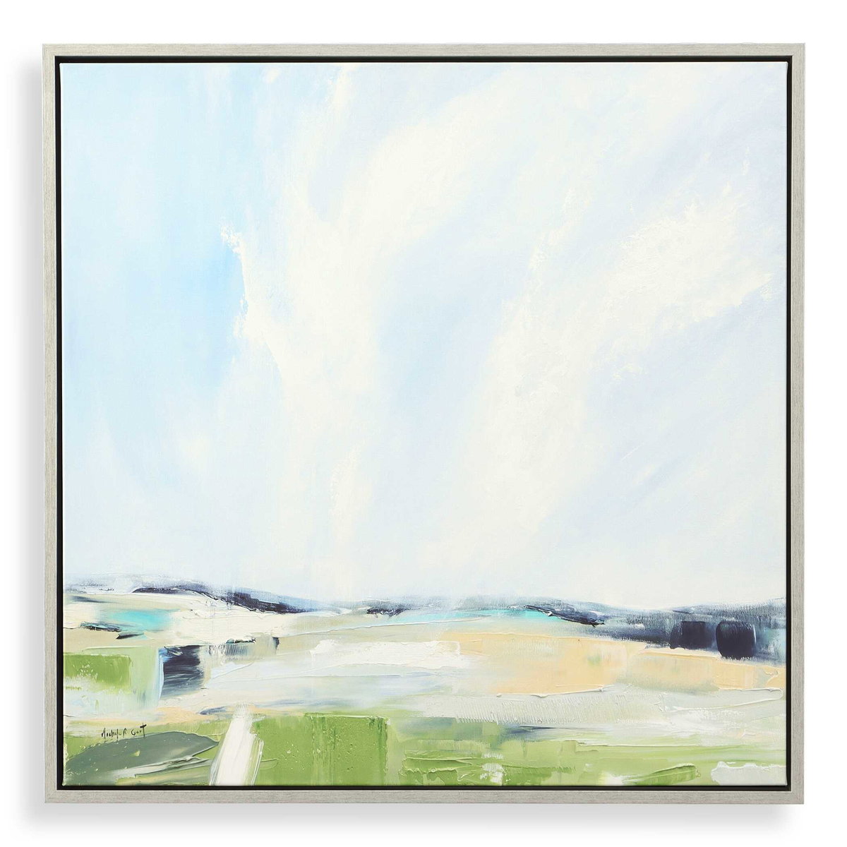 For His Glory Framed Landscape Art, Painting by Uttermost, 37.69" width x 37.69" height x 2" depth View 1