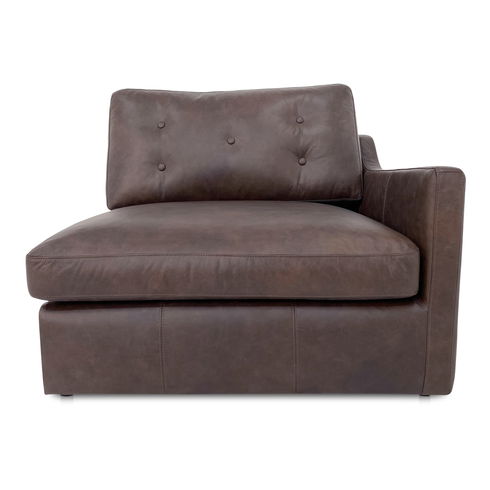 Thurlow Right Arm Facing Chair Espresso Brown Leather