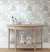 Marine Garden Blue & Brown Wallpaper, by York Wall, 33' length x 1'8.5" width x 0.02" depth thumbnail 3