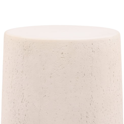 Millstone Outdoor Side Table Ivory