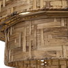 Water Hyacinth 4 Light Woven Pendant, Mini Light Pendant by Uttermost, 24.25" width x 23" height x 24.25" diameter x 24.25" depth thumbnail 8