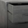 Ward 34L x 18W Brown Wood and Iron 3 Drawer Accent Cabinet, Cabinets & Chest by Mercana, 34" length x 19.25" width x 30.5" height thumbnail 11