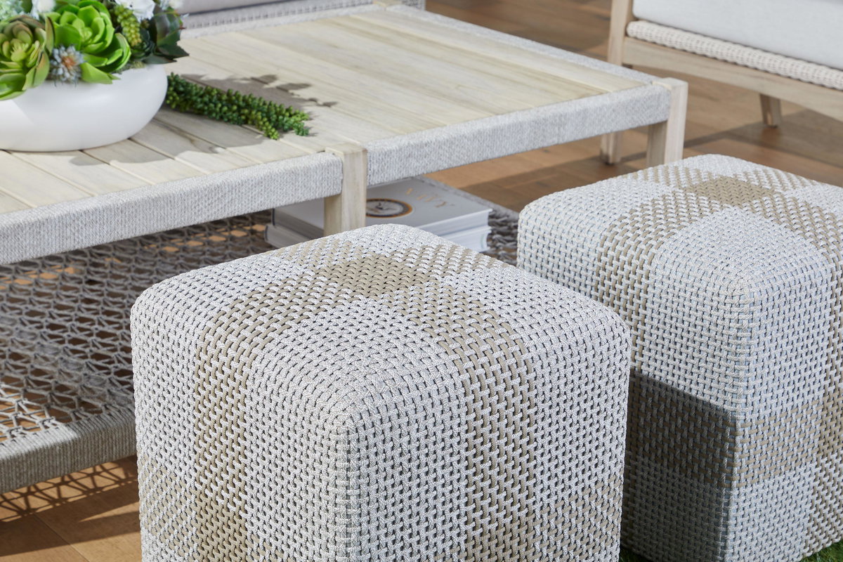 Wrap Outdoor Coffee Table, by Essentials for Living, 56.25" width x 17.75" height x 32.25" depth View 10